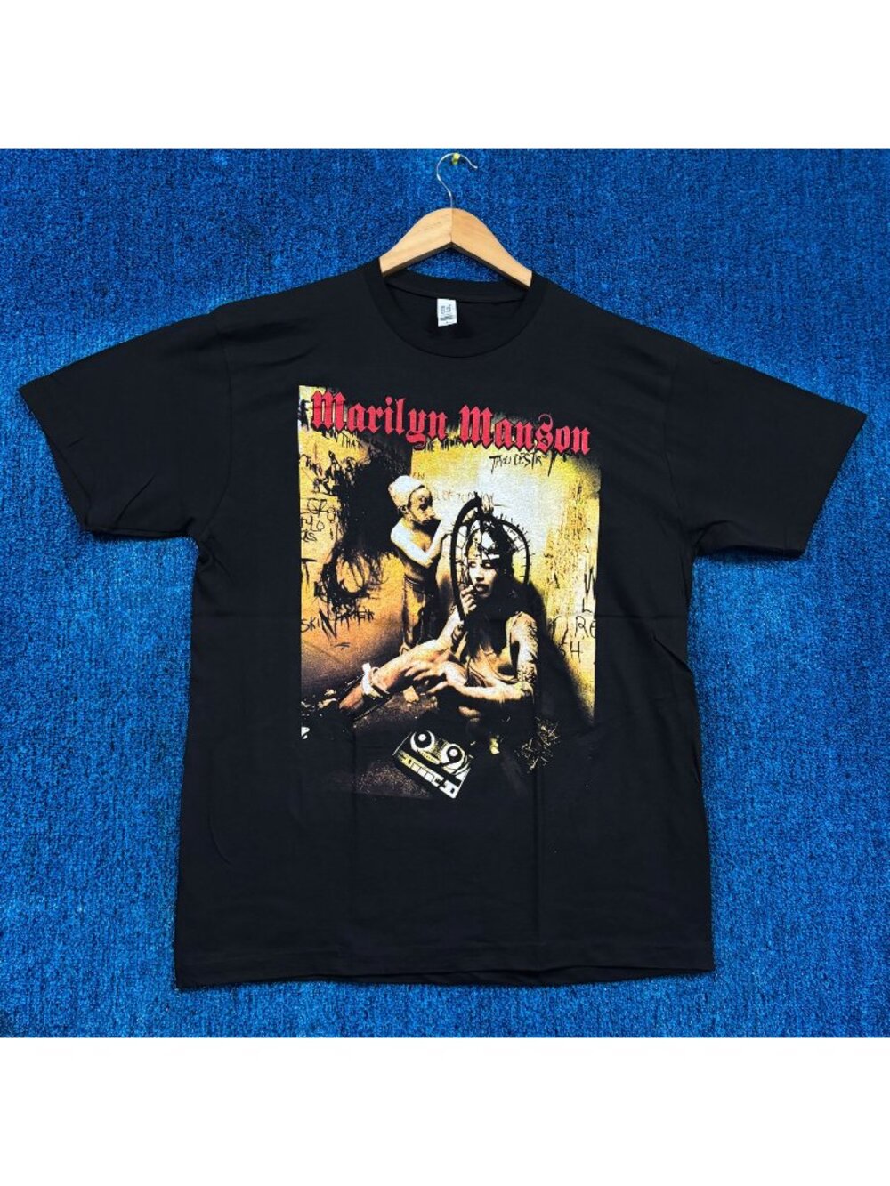 Marilyn Manson Portrait of American Family Album Band Tee L